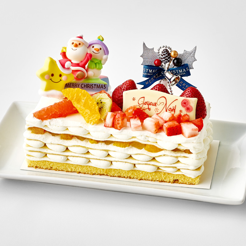 いちごのミルクレープ クリスマスバージョン